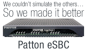 Patton SmartNode Enterprise Session Border Controller (eSBC) Patton SmartNode Enterprise Session Border Controller (eSBC)