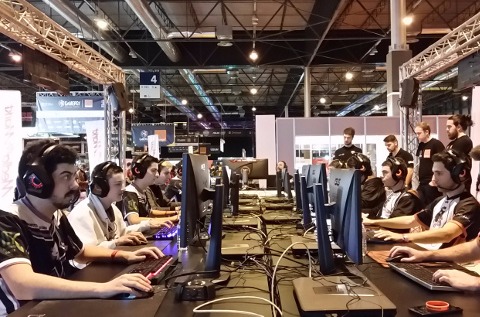 Feria de e-sports en Madrid. Feria de e-sports en Madrid.