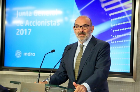 Fernando Abril-Martorell, Presidente de Indra. Fernando Abril-Martorell, Presidente de Indra.