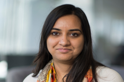Kriti Sharma, vicepresidenta de bots e inteligencia artificial de Sage. Kriti Sharma, vicepresidenta de bots e inteligencia artificial de Sage.