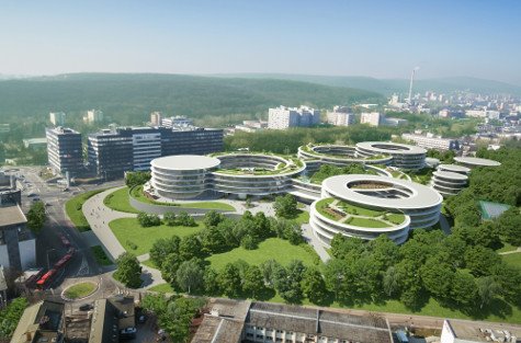 Futuro campus de Eset en Bratislava. Futuro campus de Eset en Bratislava.
