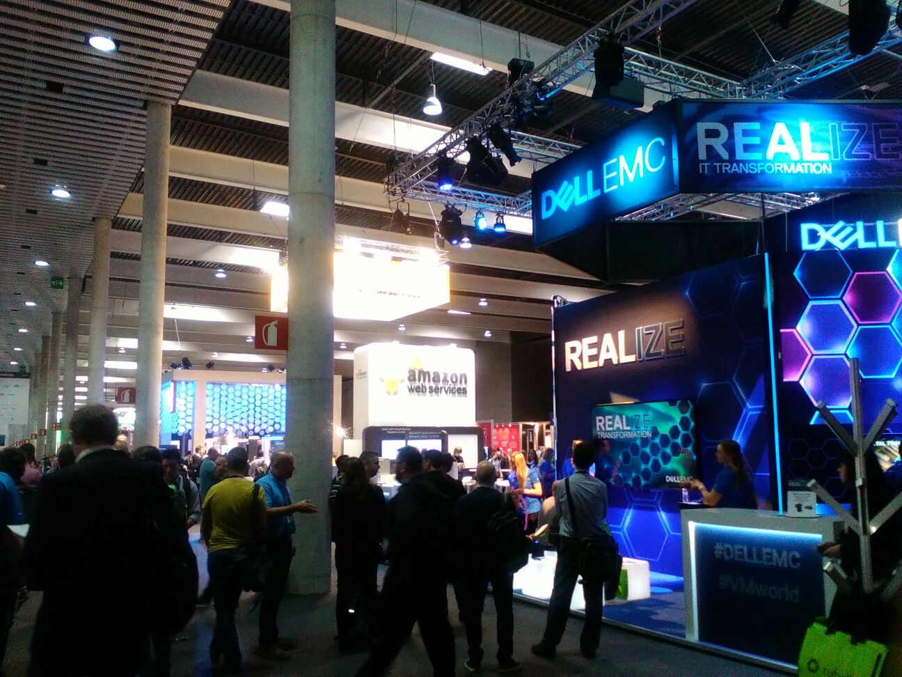 Stands en el VMworld 2017. Stands en el VMworld 2017.