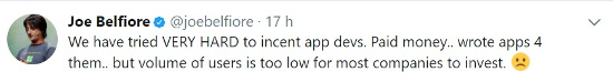 Twitter de Belfiore. Twitter de Belfiore.