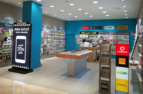Establecimiento de Phone House. Establecimiento de Phone House.