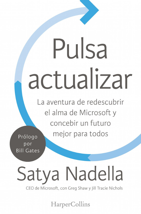 Portada del libro de Satya Nadella. Portada del libro de Satya Nadella.