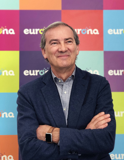 Belarmino García sustituye a Jaume Sanpera como presidente de Eurona. Belarmino García sustituye a Jaume Sanpera como presidente de Eurona.