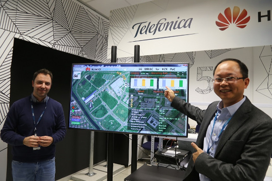 Laboratorio de Innovación 5G Conjunto de Huawei y Telefónica en Madrid. Laboratorio de Innovación 5G Conjunto de Huawei y Telefónica en Madrid.