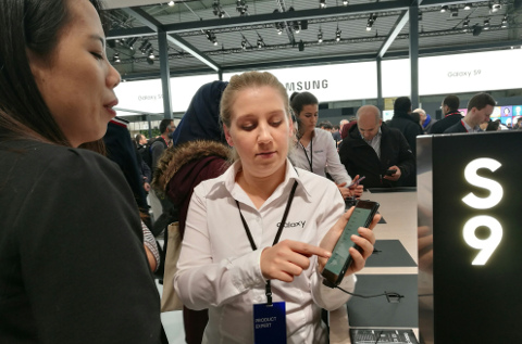 Stand de Samsung en el Mobile World Congress 2018. Stand de Samsung en el Mobile World Congress 2018.