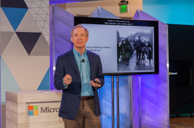Brad Smith, presidente de Microsoft. 