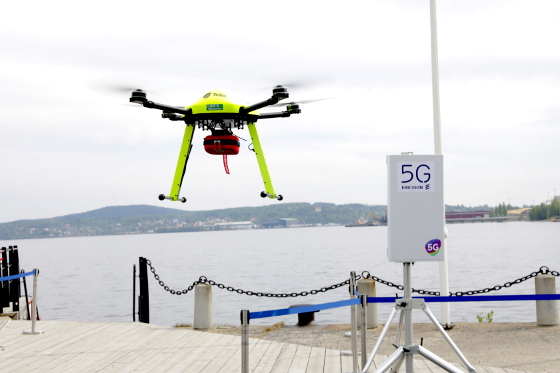 Caso de uso 5G: dron equipado con desfibrilador
