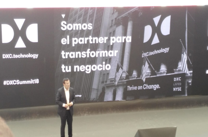 Juan Parra, Director General de DXC Technologies en España y Portugal, en el DXC Summit 2018. Juan Parra, Director General de DXC Technologies en España y Portugal, en el DXC Summit 2018.