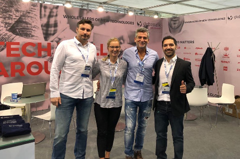 Equipo de Globomatik en Cebit. Equipo de Globomatik en Cebit.