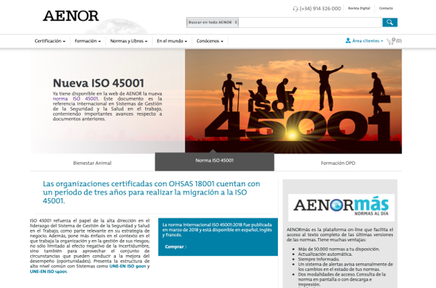 web aenor web aenor