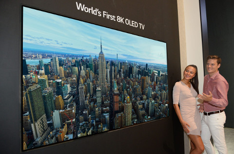 Televisor 8K OLED TV de LG. Televisor 8K OLED TV de LG.