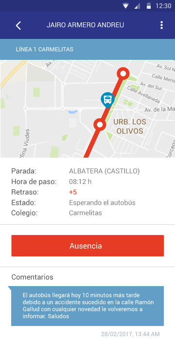 App de Veox creada para Autocares Costa Azul. App de Veox creada para Autocares Costa Azul.