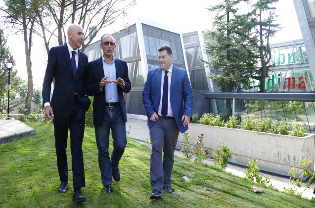 El equipo de investigación formado por Pedro Aceituno Aceituno, Joaquín Danvila del Valle y Abel González García El equipo de investigación formado por Pedro Aceituno Aceituno, Joaquín Danvila del Valle y Abel González García
