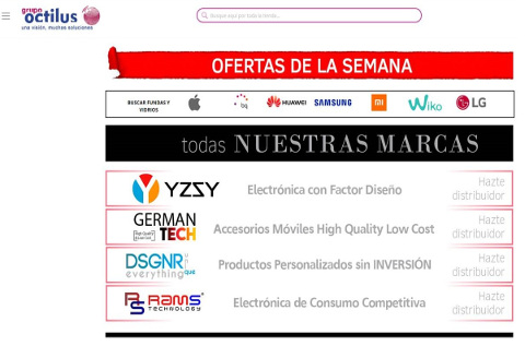 Marcas del Grupo Octilus. Marcas del Grupo Octilus.