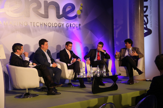 “El nuevo escenario de las Telecomunicaciones en Europa ante la llegada del 5G”, organizada por Verne Group. “El nuevo escenario de las Telecomunicaciones en Europa ante la llegada del 5G”, organizada por Verne Group.