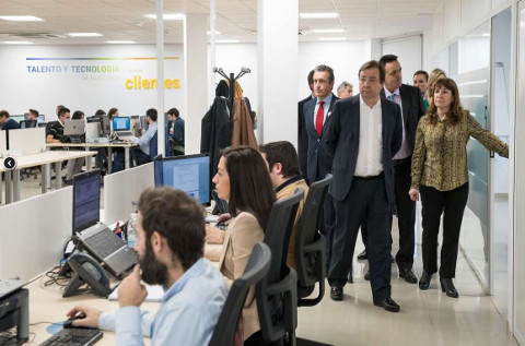 Inauguración de la software factory de Ibermática en Mérida. Inauguración de la software factory de Ibermática en Mérida.