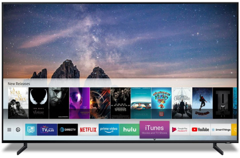Televisor de Samsung con iTunes. Televisor de Samsung con iTunes.