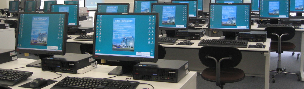 Desktops desplegados en una oficina. Desktops desplegados en una oficina.