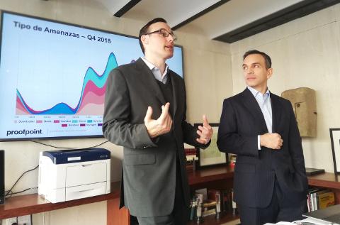 Ryan Kalember y Fernando Anaya, de Proofpoint. Ryan Kalember y Fernando Anaya, de Proofpoint.