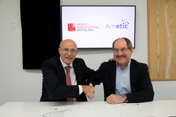 AMETIC renueva el acuerdo de colaboración en 5G con Mobile World Capital Barcelona. AMETIC renueva el acuerdo de colaboración en 5G con Mobile World Capital Barcelona.
