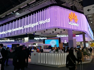 stand de Huawei Enterprise en el MWC 2019