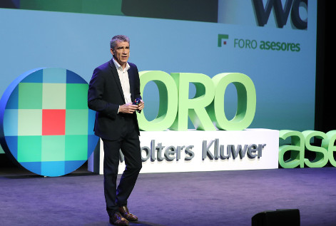 Josep Aragonés, en un evento de Wolters Kluwer. Josep Aragonés, en un evento de Wolters Kluwer.