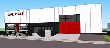 plano del nuevo almacén de Salicru plano del nuevo almacén de Salicru