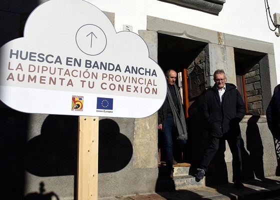 73 municipios oscenses ya están conectados 73 municipios oscenses ya están conectados
