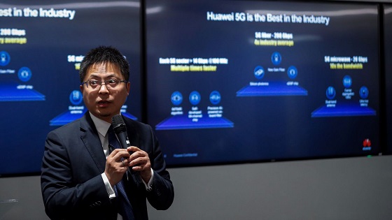 Tony Jin Yong, CEO de Huawei España, durante su 5G Roadshow 2019 de Madrid. Tony Jin Yong, CEO de Huawei España, durante su 5G Roadshow 2019 de Madrid.
