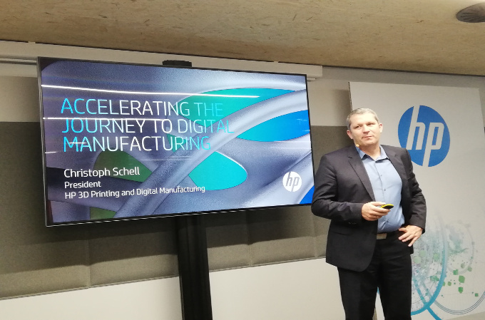 Christoph Schell, Vicepresident of Printing 3D & Digital Manufacturing de HP. Christoph Schell, Vicepresident of Printing 3D & Digital Manufacturing de HP.