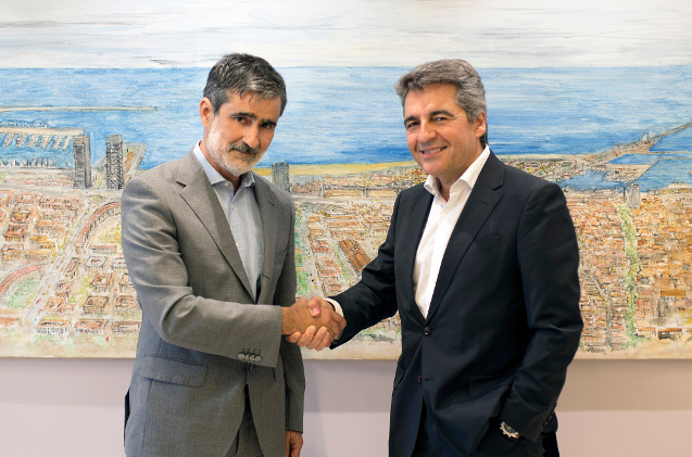 Xavier Cortés, hasta ahora Consejero de IPM y TotalStor, y Ramon Martin, CEO de Ricoh España y Portugal. Xavier Cortés, hasta ahora Consejero de IPM y TotalStor, y Ramon Martin, CEO de Ricoh España y Portugal.