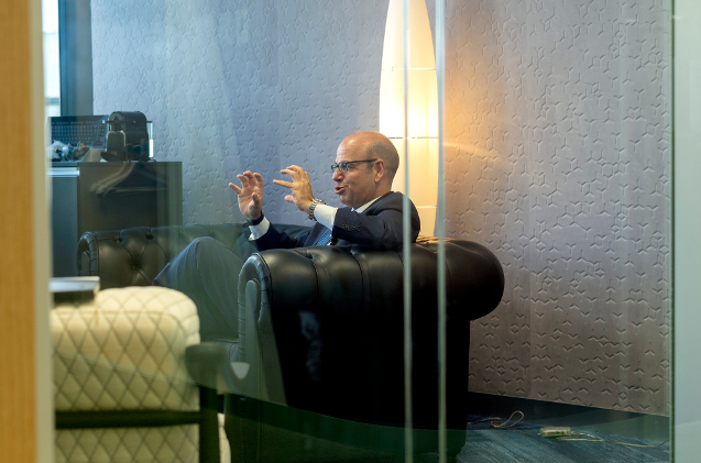Luis Pardo, CEO de Sage, habla en las oficinas de la compañía. Luis Pardo, CEO de Sage, habla en las oficinas de la compañía.