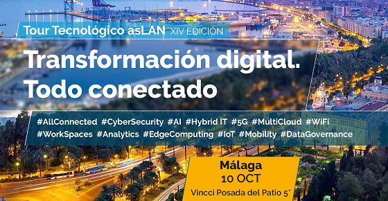 Llega a Málaga el Tour Tecnológico Aslan 2019 “Transformación digital: todo conectado” Llega a Málaga el Tour Tecnológico Aslan 2019 “Transformación digital: todo conectado”