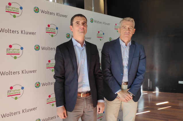 Tomàs Font y Josep Aragonés, en el evento de partners de Wolters Kluwer 2019. Tomàs Font y Josep Aragonés, en el evento de partners de Wolters Kluwer 2019.