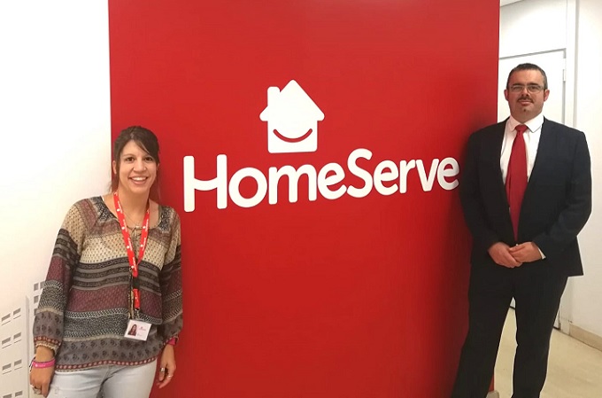 Sara Martín, Gerente de Seguridad en HomeServe España, y Luis Bravo, Service and Technical Manager MCSS de Wise Security Global. Sara Martín, Gerente de Seguridad en HomeServe España, y Luis Bravo, Service and Technical Manager MCSS de Wise Security Global.