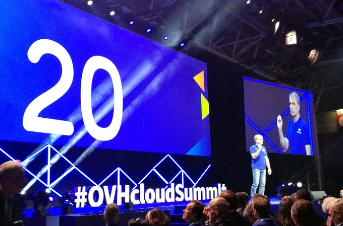 Michel Paulin, CEO de OVHCloud durnte el encuentro OVHcloudSummit que se celebra en París Michel Paulin, CEO de OVHCloud durnte el encuentro OVHcloudSummit que se celebra en París