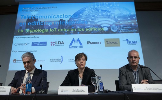 Congreso “Telecomunicaciones en Edificios Inteligentes”, del COIT. Congreso “Telecomunicaciones en Edificios Inteligentes”, del COIT.