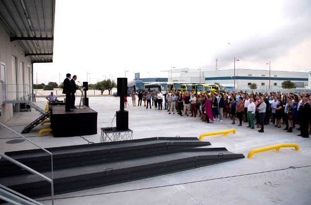 Inauguración del nuevo almacén de Depau. Inauguración del nuevo almacén de Depau.