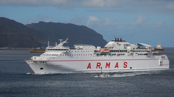 Naviera Armas vuelve a confiar en Europa para conectar sus barcos Naviera Armas vuelve a confiar en Europa para conectar sus barcos