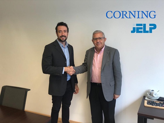Corning y Jelp desarrollarán conjuntamente fibra óptica. Corning y Jelp desarrollarán conjuntamente fibra óptica.