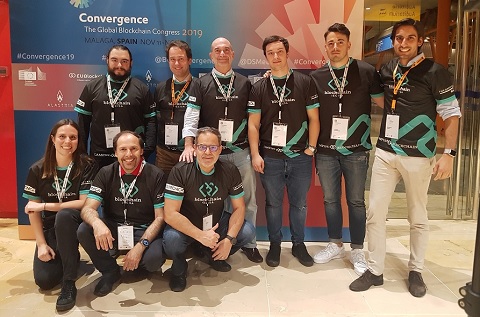 Equipo de IECISA ganador del Global Blockchain Challenge Equipo de IECISA ganador del Global Blockchain Challenge