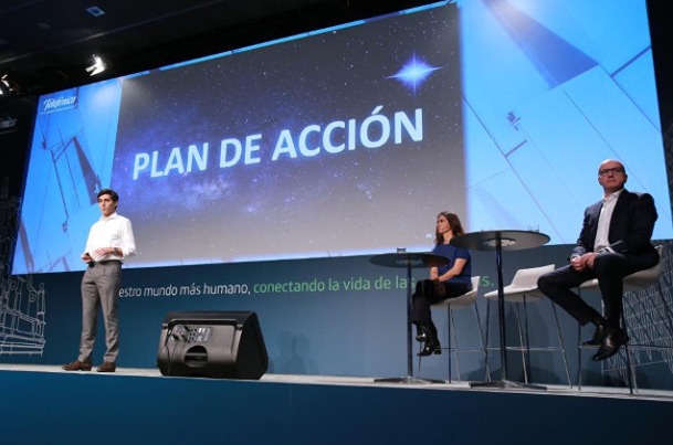José María Álvarez-Pallete anuncia la reorganización de Telefónica. José María Álvarez-Pallete anuncia la reorganización de Telefónica.