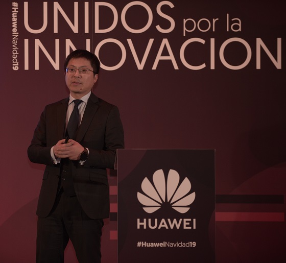 Tony Jin Yong, CEO de Huawei España, durante el almuerzo de Navidad en el Teatro Real de Madrid. Tony Jin Yong, CEO de Huawei España, durante el almuerzo de Navidad en el Teatro Real de Madrid.