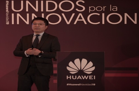 Tony Jin Yong, CEO de Huawei España, durante el almuerzo de Navidad en el Teatro Real de Madrid. Tony Jin Yong, CEO de Huawei España, durante el almuerzo de Navidad en el Teatro Real de Madrid.