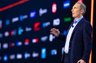 Andy Jassy, CEO de la compañía, durante la segunda jornada de Re:invent 2019 en Las Vegas. Andy Jassy, CEO de la compañía, durante la segunda jornada de Re:invent 2019 en Las Vegas.