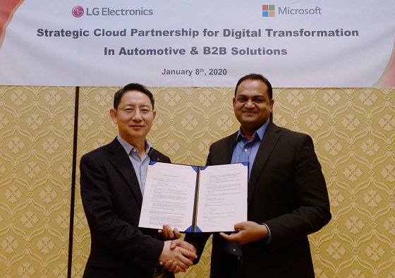 LG y Microsoft crearán nuevos sistemas inteligentes de automóviles LG y Microsoft crearán nuevos sistemas inteligentes de automóviles