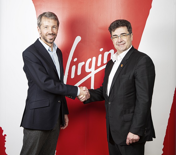 Josh Bayliss, CEO del Grupo Virgin y José Miguel García, CEO del Grupo Euskaltel. Josh Bayliss, CEO del Grupo Virgin y José Miguel García, CEO del Grupo Euskaltel.